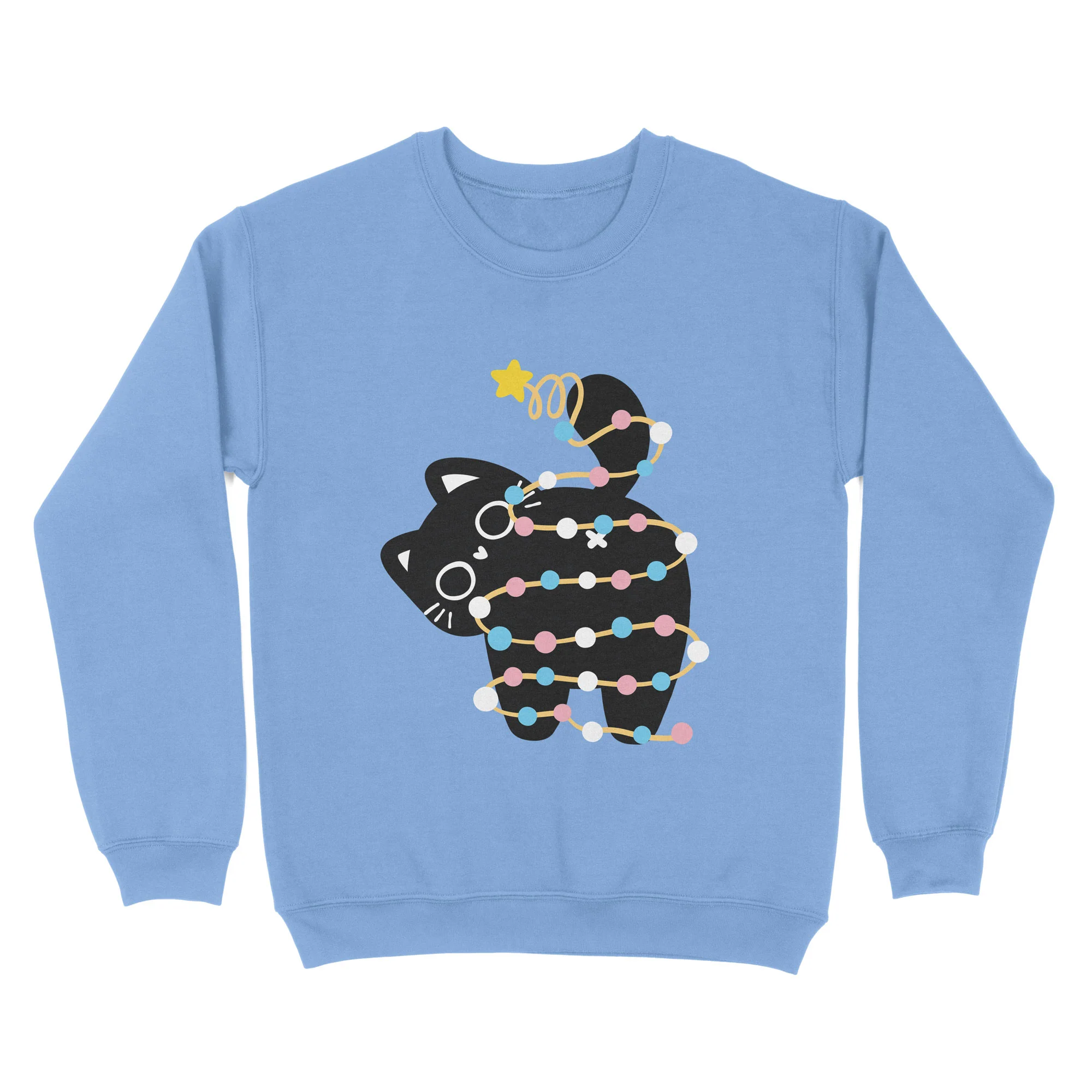 Transgender Cat Christmas Jumper - Image 3