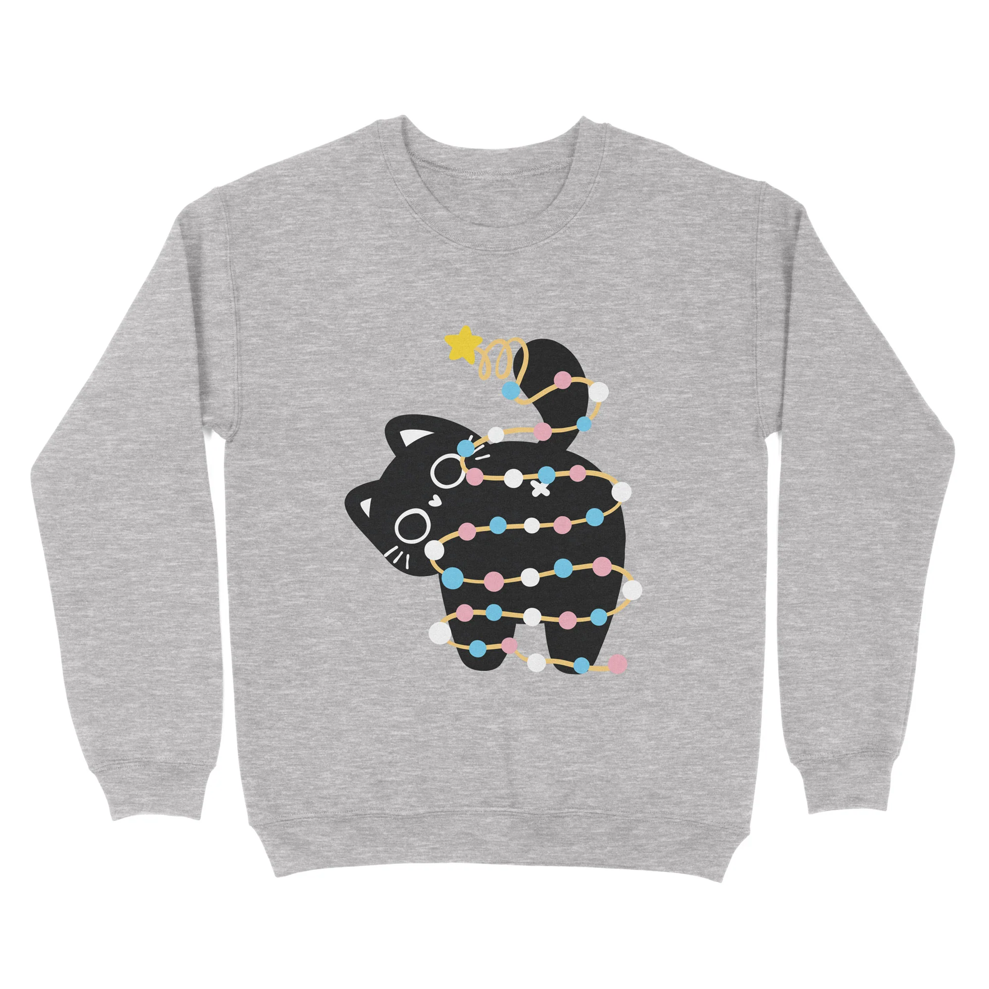 Transgender Cat Christmas Jumper - Image 4