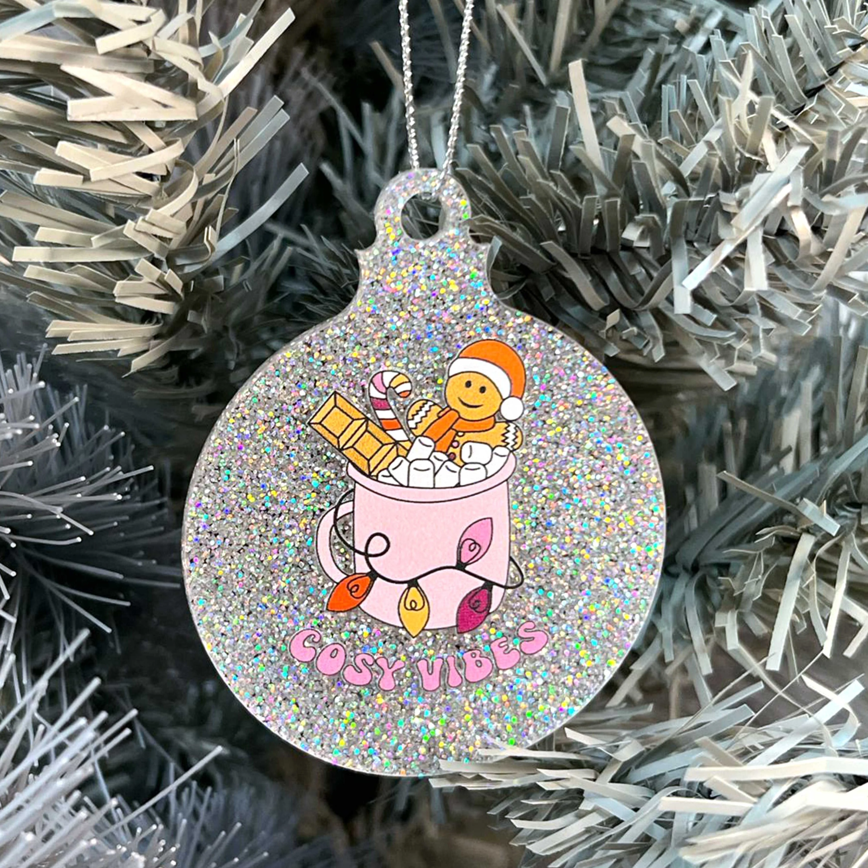 Transgender Cosy Vibes Subtle Christmas Bauble - Image 5