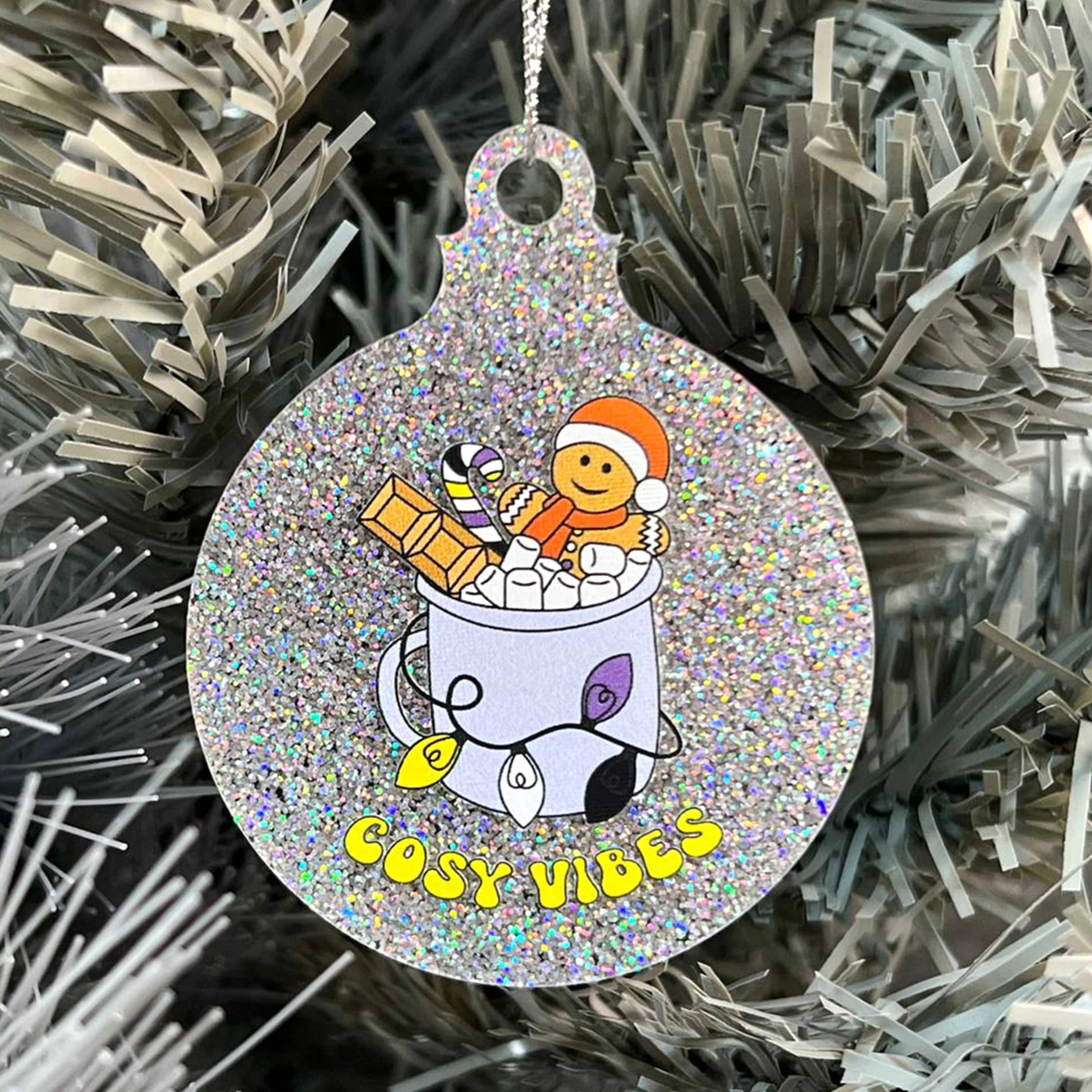 Transgender Cosy Vibes Subtle Christmas Bauble - Image 7