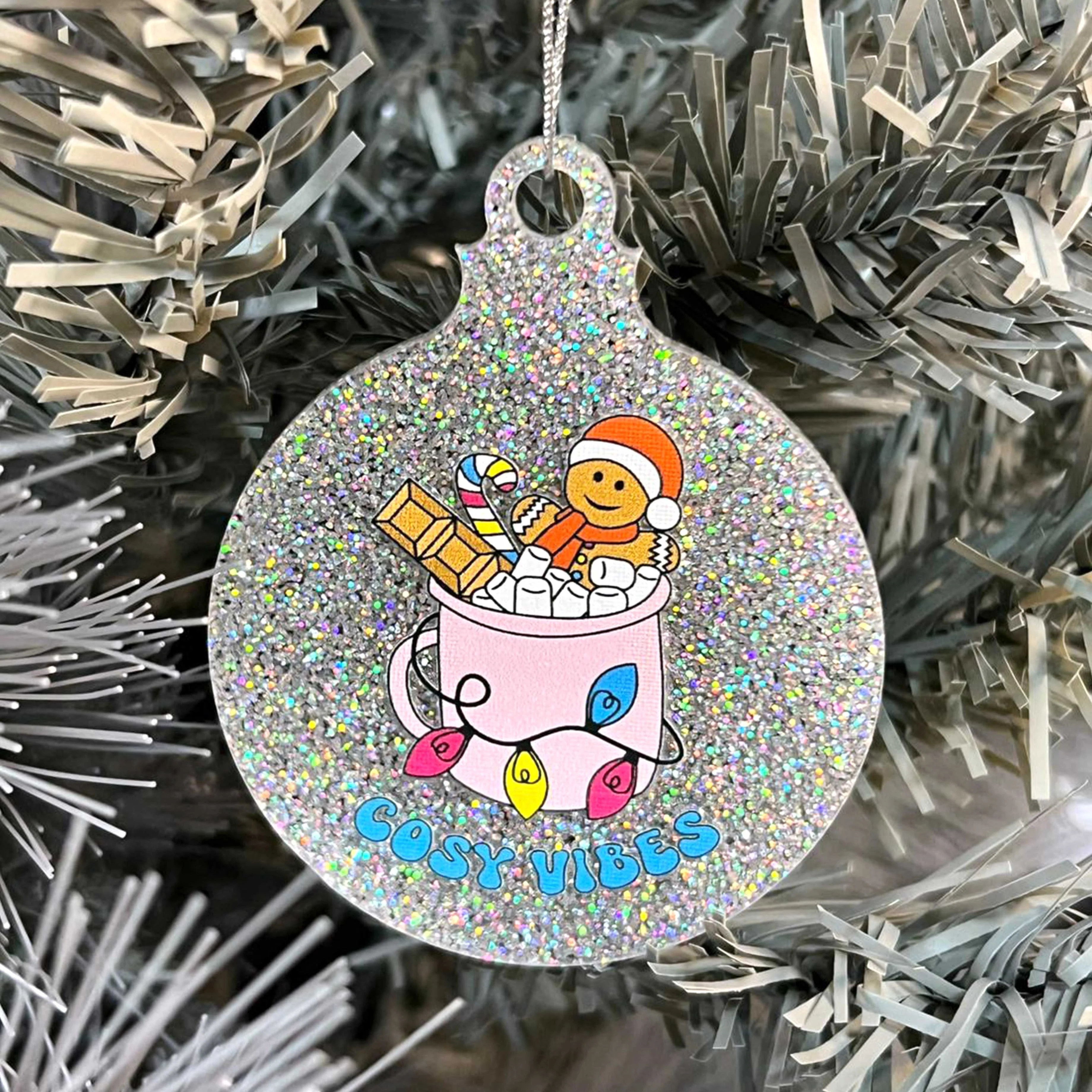 Transgender Cosy Vibes Subtle Christmas Bauble - Image 8