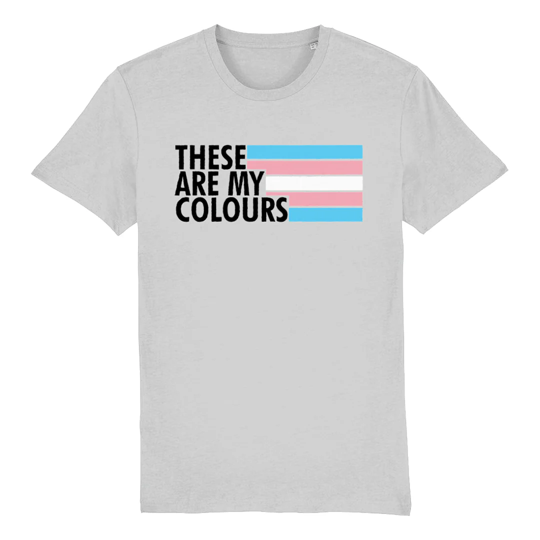 Transgender Pride Shirt - These Are My Colours - Image 2