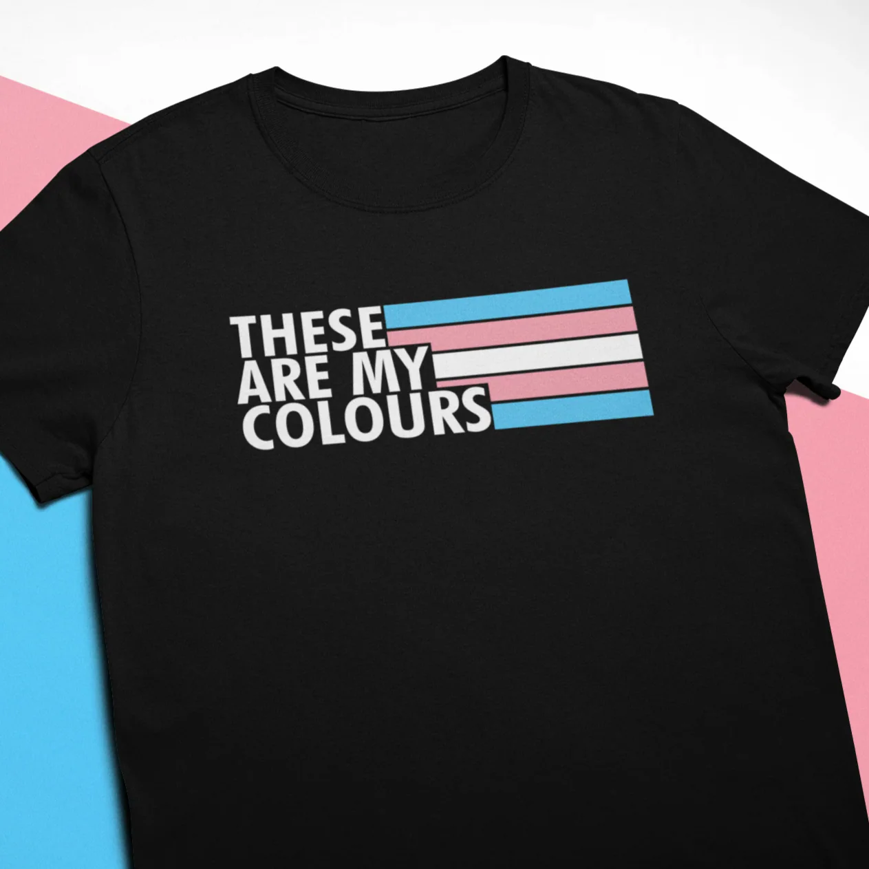 Transgender Pride Shirt - These Are My Colours - Image 4