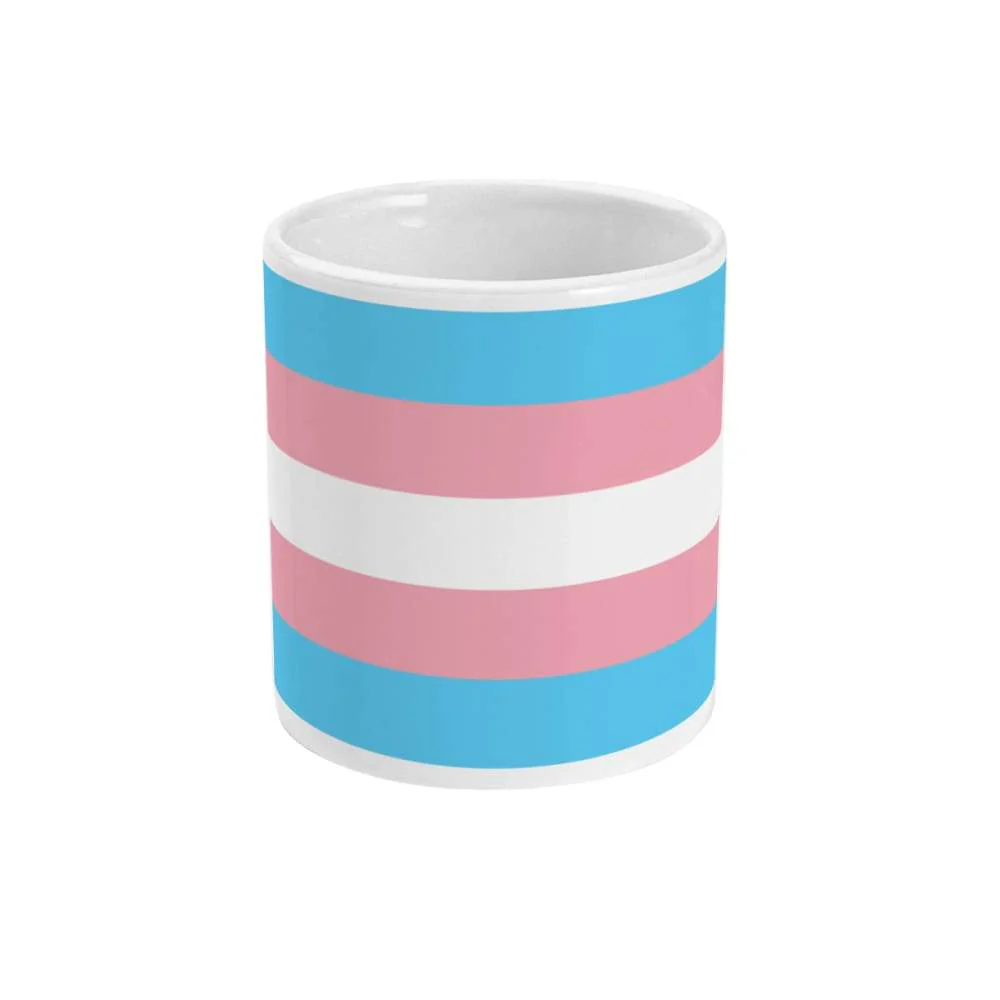Transgender Pride Flag Coffee Mug - Image 2