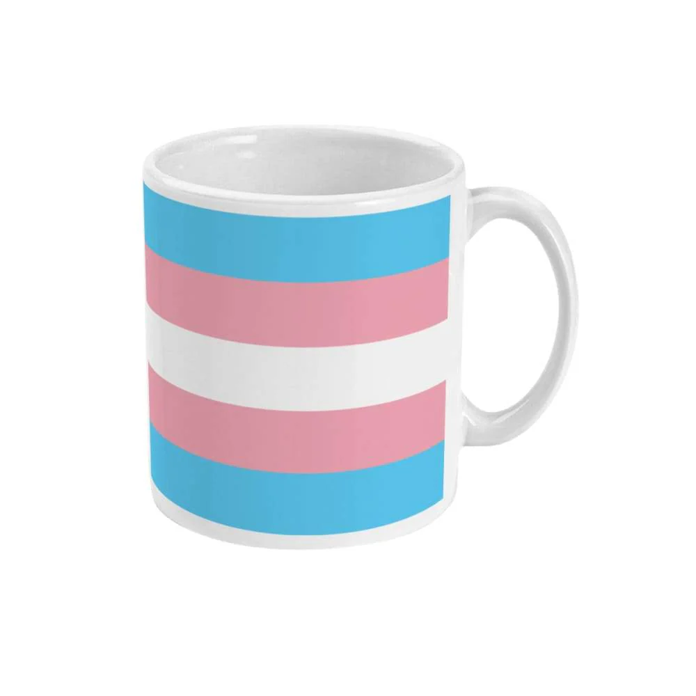 Transgender Pride Flag Coffee Mug - Image 3