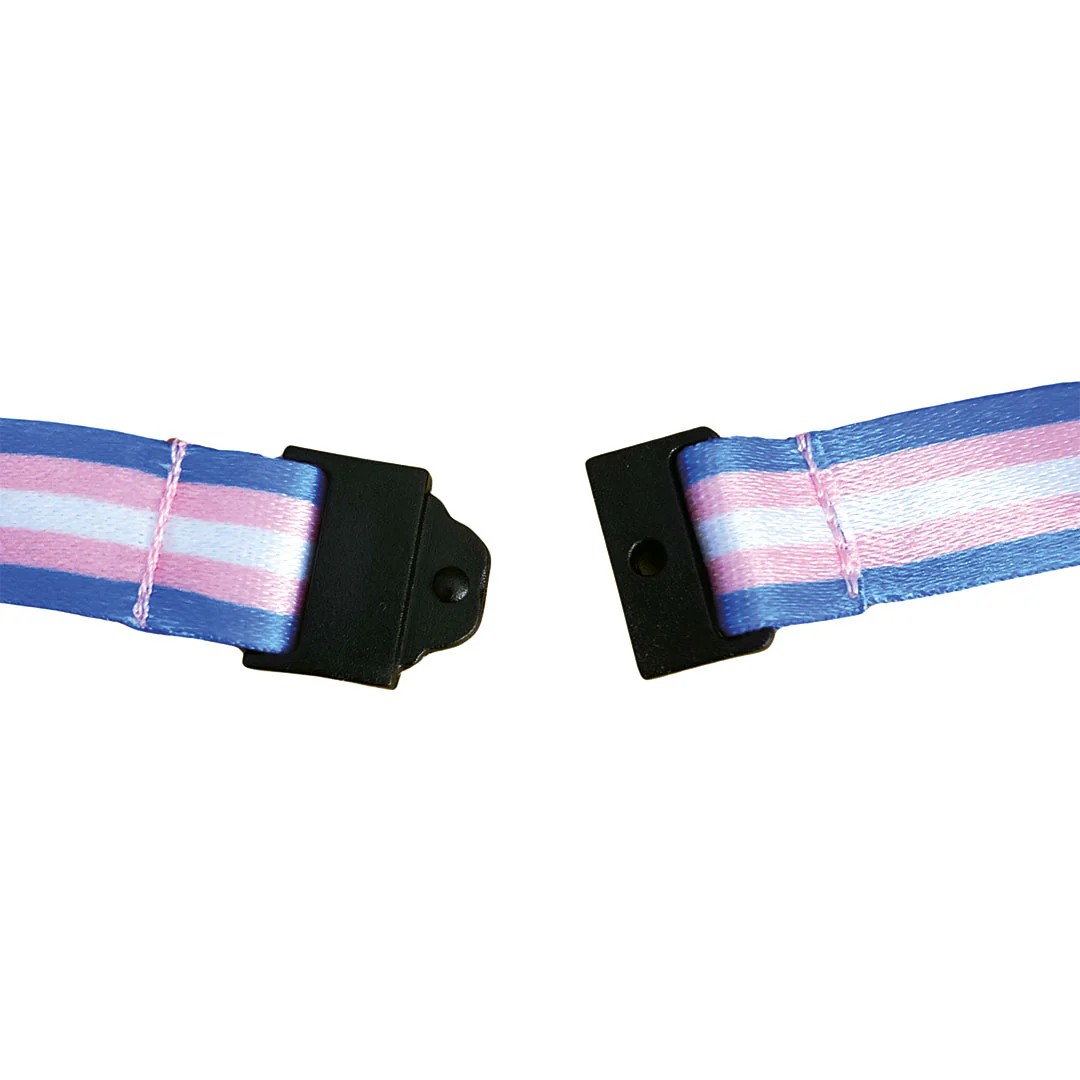 Transgender Pride Flag Lanyard - Image 2
