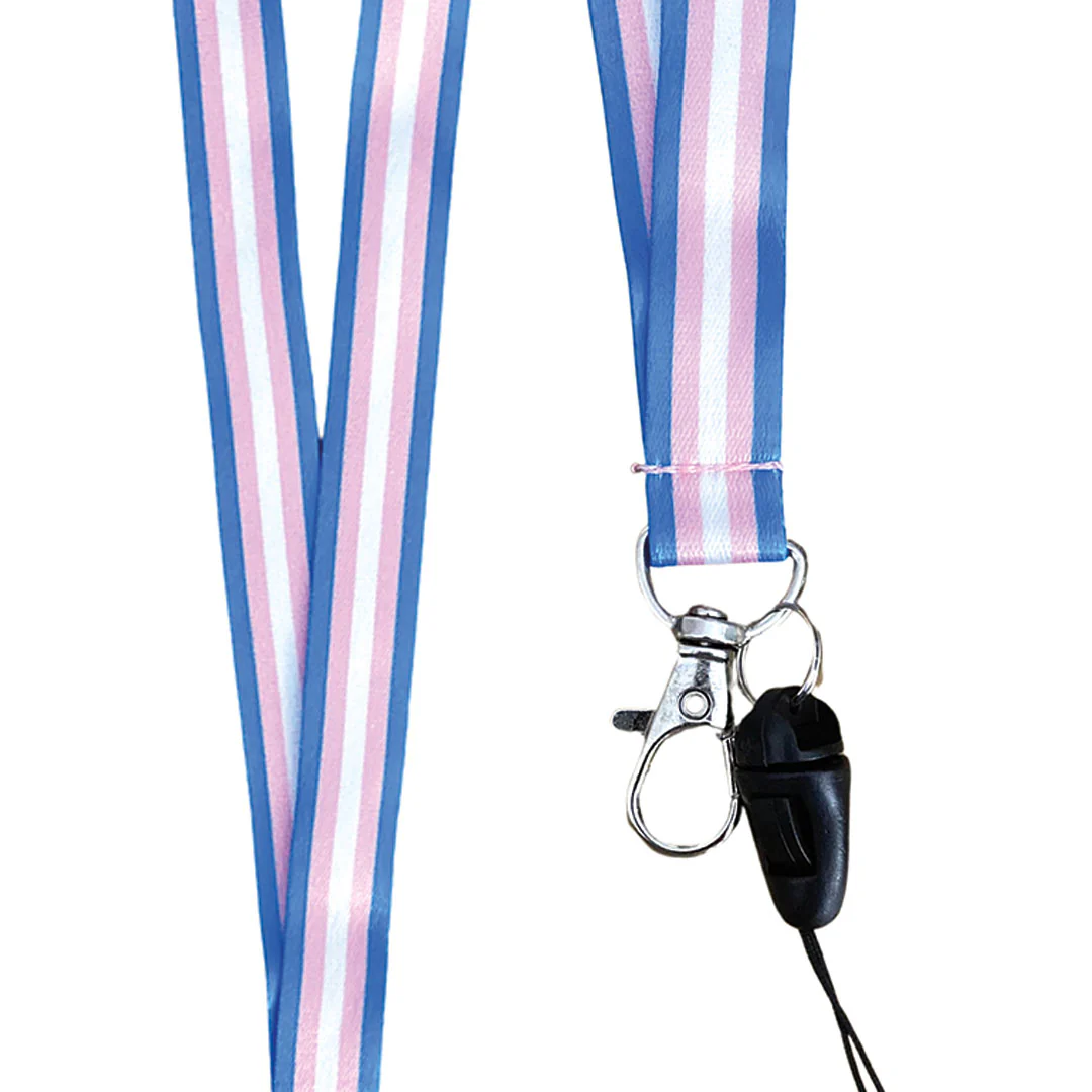 Transgender Pride Flag Lanyard - Image 3
