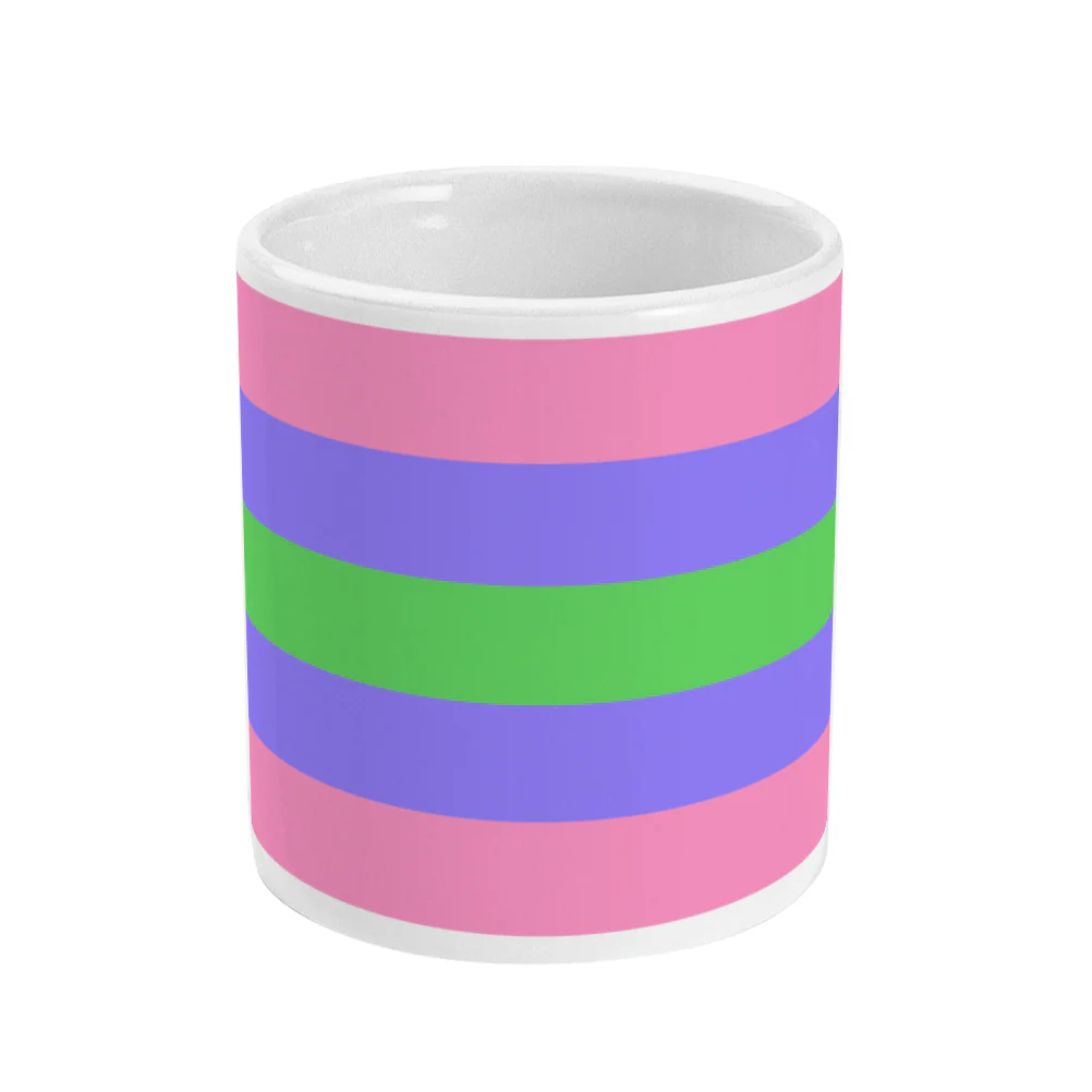 Trigender Pride Flag Coffee Mug - Image 2