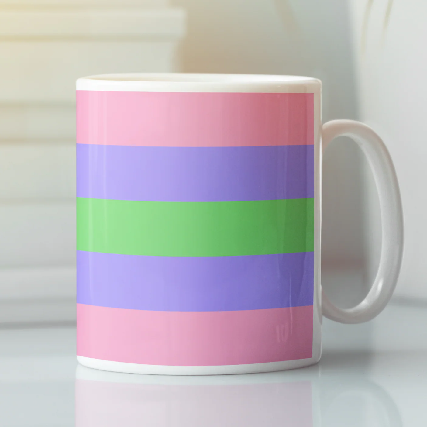 Trigender Pride Flag Coffee Mug - Image 4