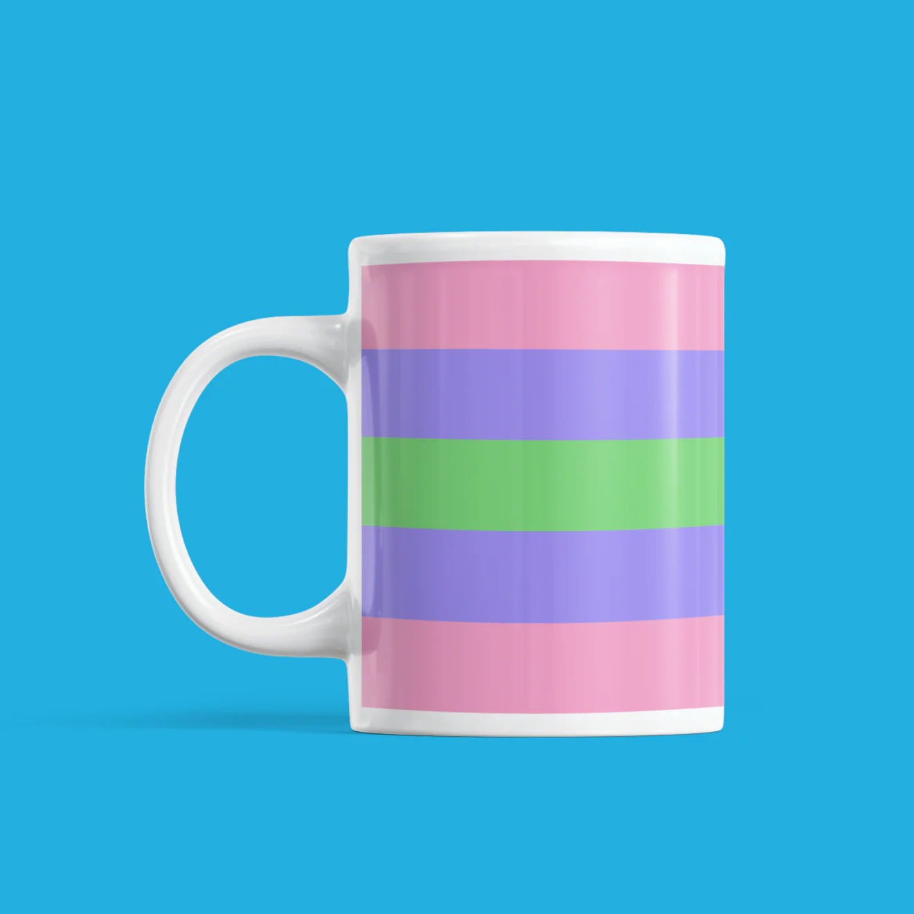 Trigender Pride Flag Coffee Mug - Image 5