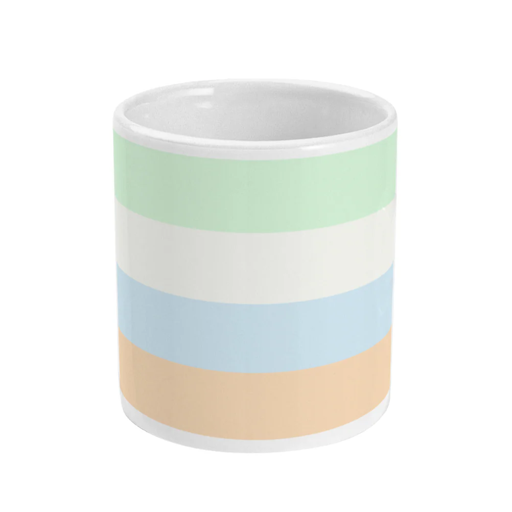 Unlabeled Pride Flag Coffee Mug - Image 2