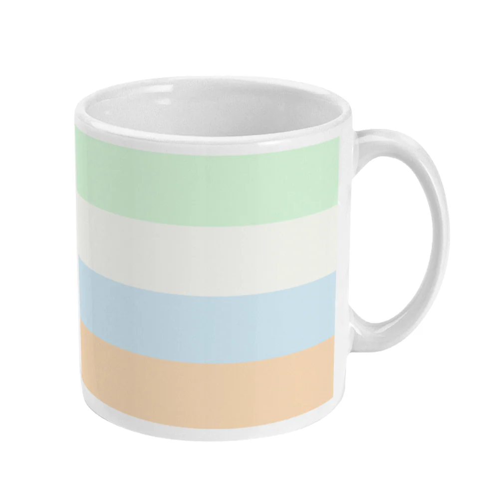 Unlabeled Pride Flag Coffee Mug - Image 3