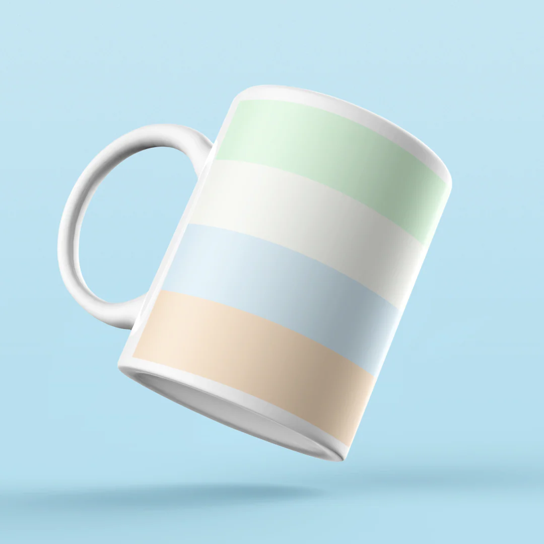 Unlabeled Pride Flag Coffee Mug - Image 4