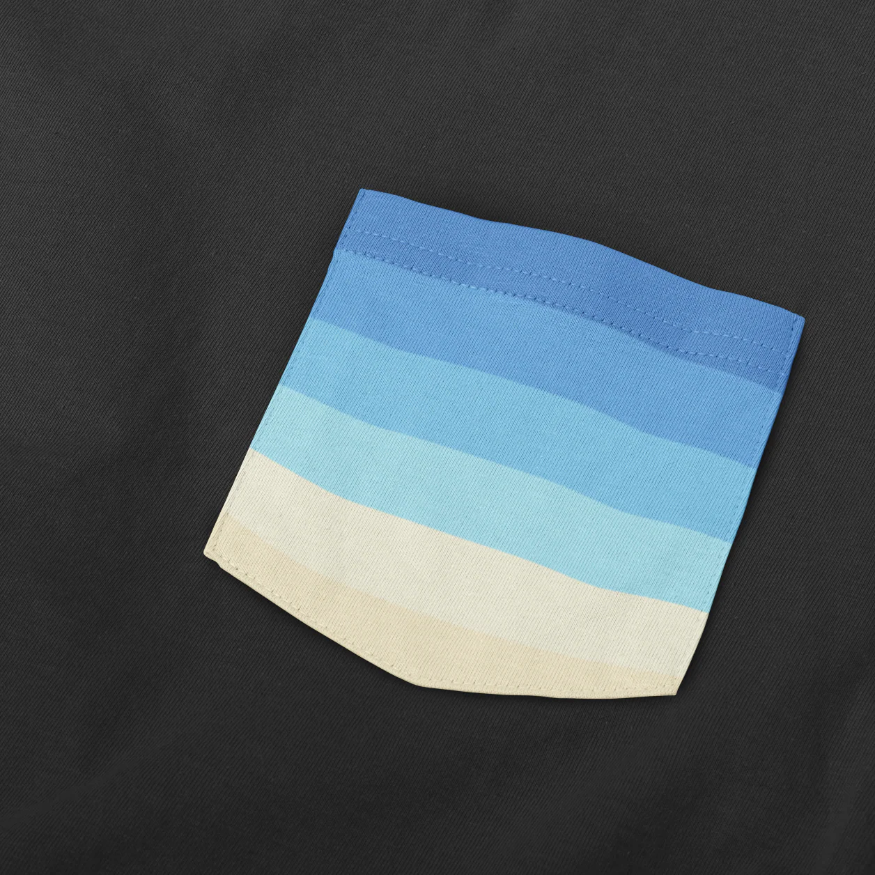 Uranic Pride Flag Pocket T Shirt - Image 2