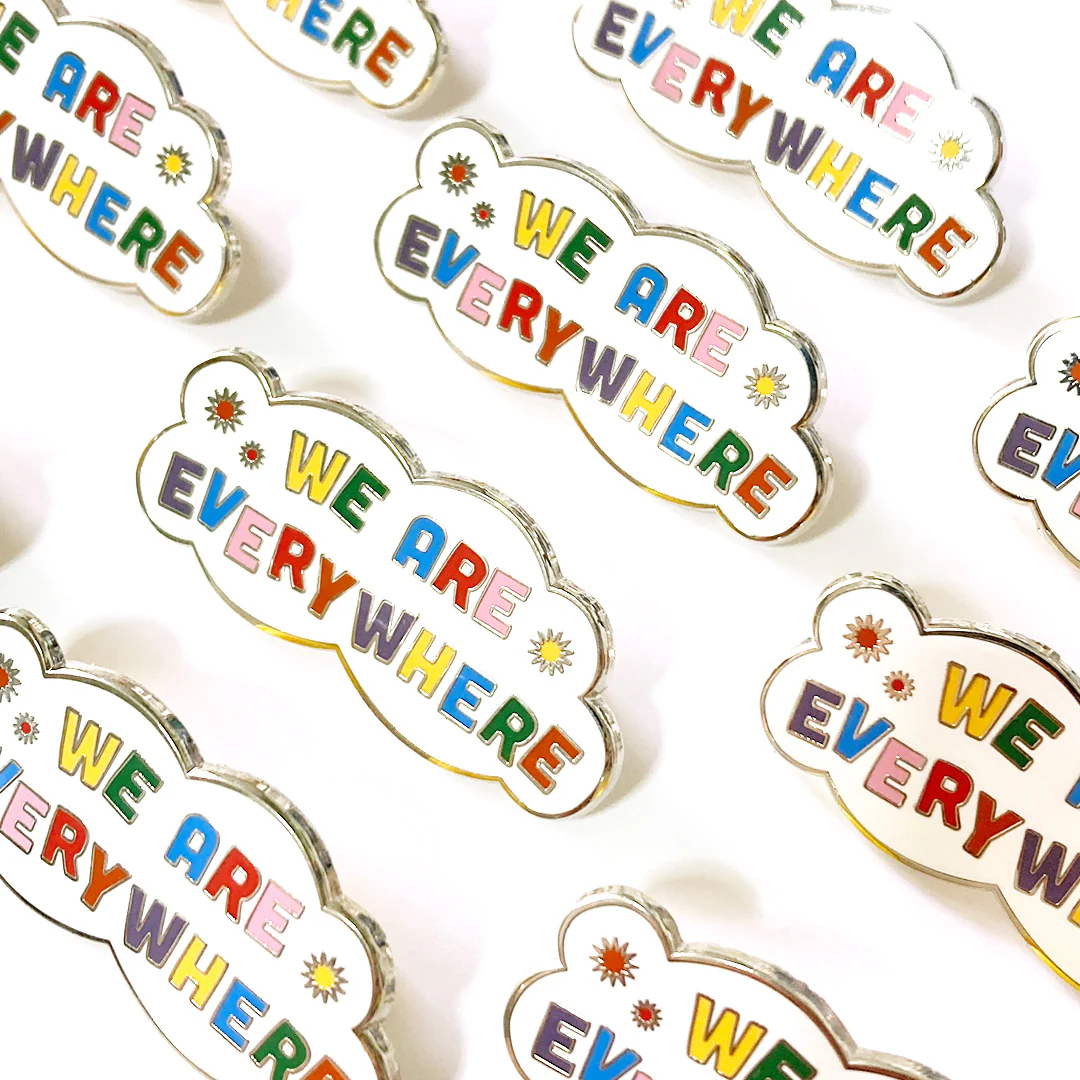 We Are Everywhere Enamel Pin - Image 2