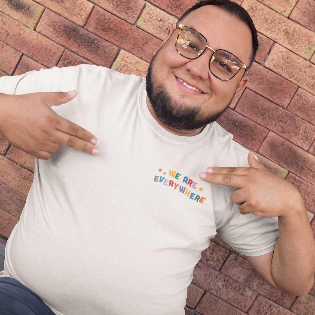 We Are Everywhere Retro Pride Shirt - Image 4