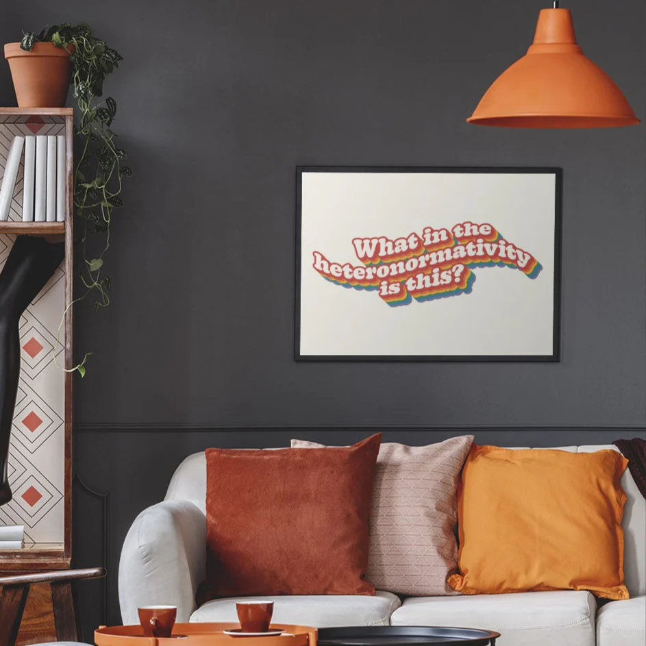 What in the Heteronormativity is This? Art Print - Image 3