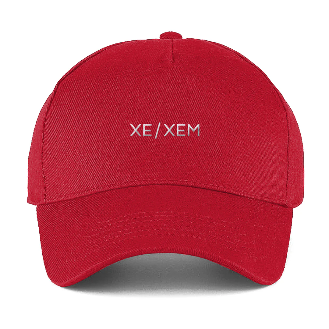 Xe/Xem Pronouns Baseball Cap - Image 2