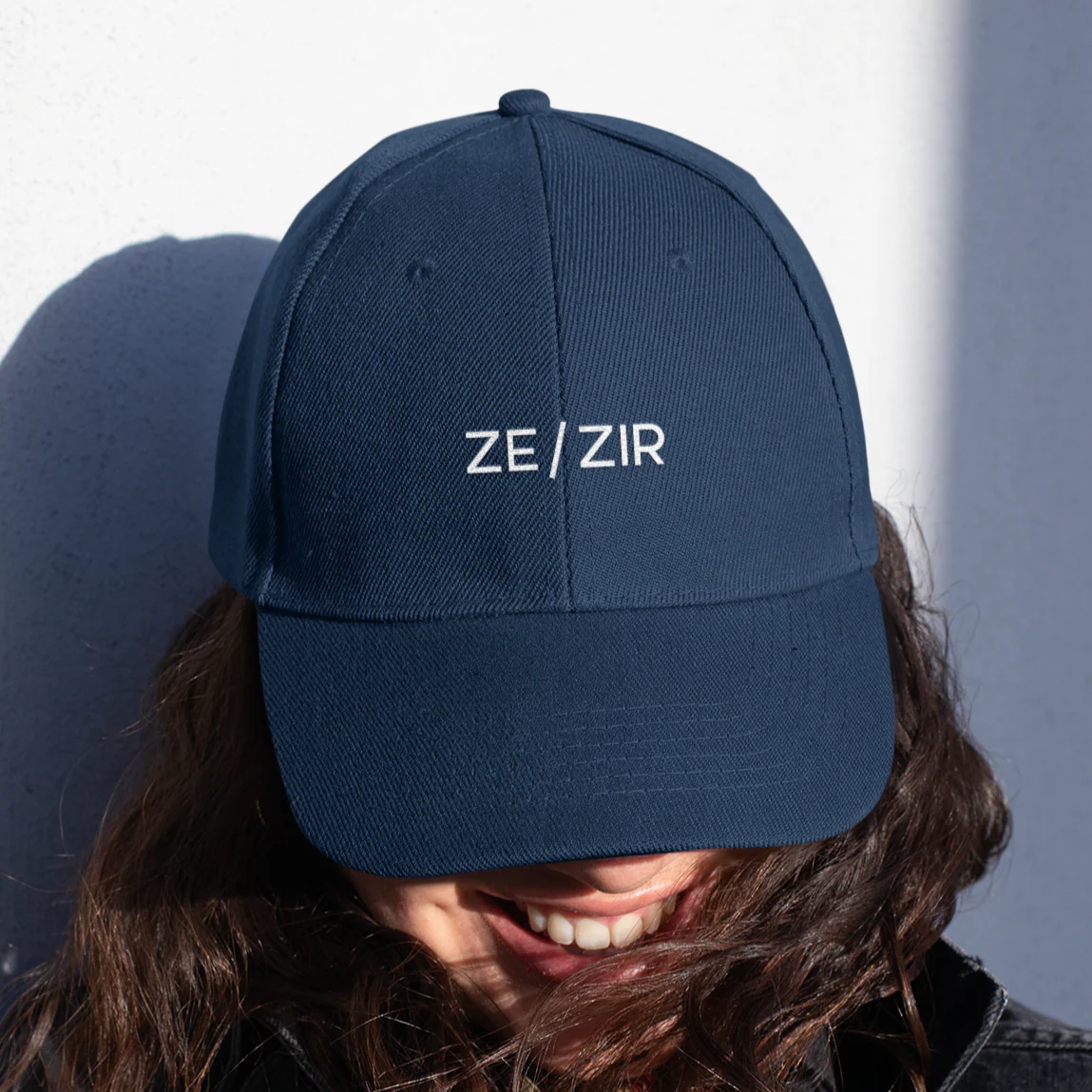 Ze/Zir Pronouns Baseball Cap - Image 5